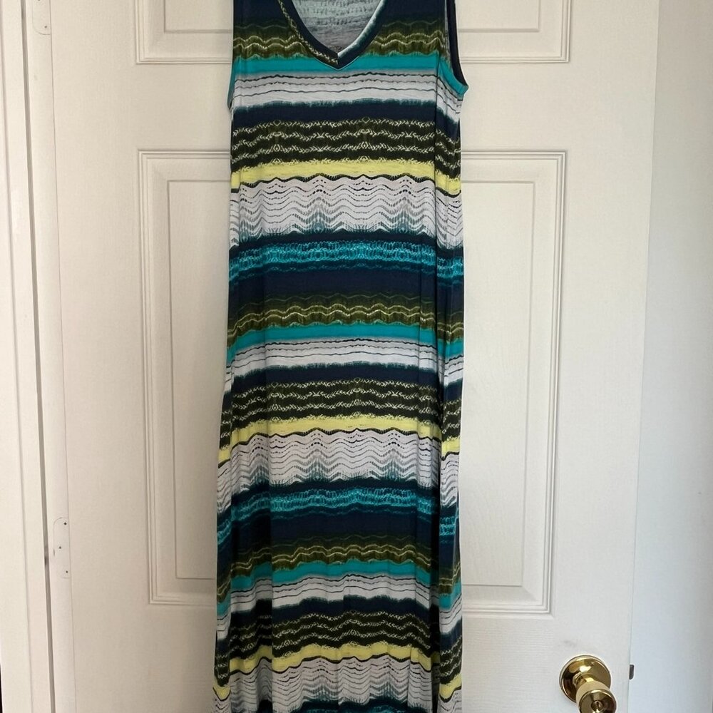 Marc New York Multicolor Striped Maxi Dress